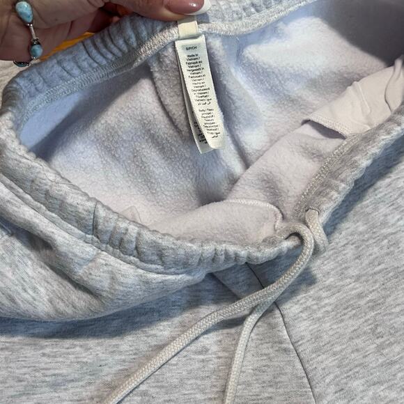 Skims Cotton Fleece Classic Jogger Light Heather Grey Size Small - Picture 6 of 9
